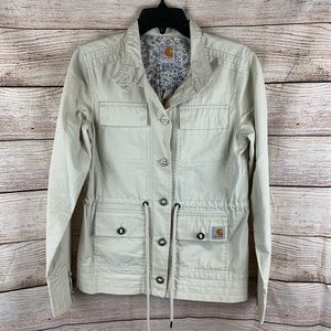 Carhartt Women's Cream Lightweight Utility Jacket